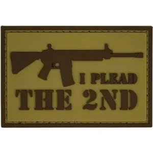 Merica Life I Plead the 2nd PVC Morale Patch