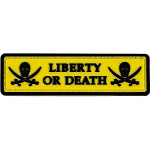 Merica Life Liberty Or Death PVC Morale Patch