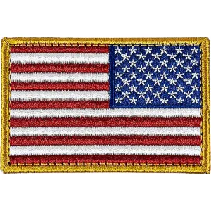 Merica Life Embroidered US FLAG Reverse Morale Patch