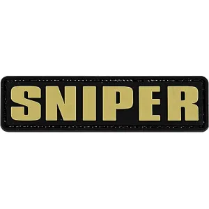 Merica Life Sniper PVC Morale Patch Tan
