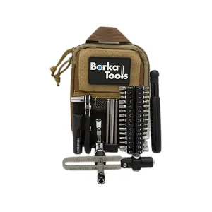Borka Tools Standard Torque Driver Kit with Extension Bit Set and Emergency Cleaning Rod
