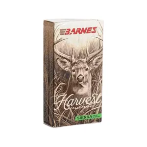 Barnes Harvest Collection 450 Bushmaster Ammo 260 Grain Sierra Pro-Hunter Jacketed Flat Nose Box of 20
