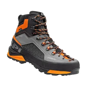 Crispi Boots Men's Alpine Pro SF 7" Waterproof Hunting Boots Leather Gray 10.5 EE