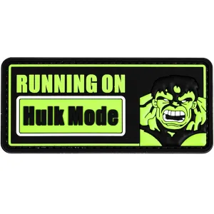 Merica Life Running on Hulk Mode PVC Morale Patch