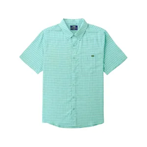 AFTCO Men's Dorsal Short Sleeve Shirt Aqua Glass XL
