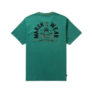Marsh Wear Men's Campout Short Sleeve Crew Neck T Shirt Antique Green Medium