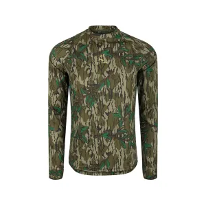 Ol' Tom Men's Early Bird Performance Long Sleeve Crew Neck Shirt Mossy Oak Greenleaf 3XL