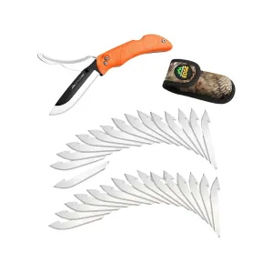 Outdoor Edge Razor-Pro Folding Hunting Knife with 30 Replaceable Blades