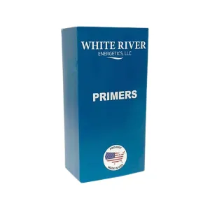 White River Energetics Large Pistol Primers Box of 1000 (10 Trays of 100)