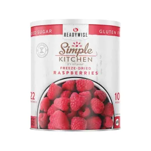 ReadyWise Simple Kitchen Raspberries Freeze Dried Food #10 Can