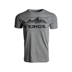 Kings Camo Men's High Country Short Sleeve Crew Neck T Shirt Heather Gray Medium