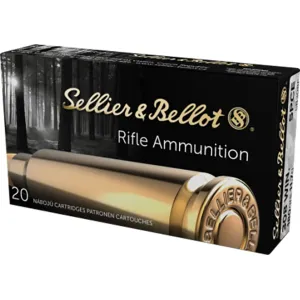 Sellier & Bellot 308 Winchester Ammo 180 Grain Cutting Edge Jacketed Soft Point Case of 500 (25 Boxes of 20)