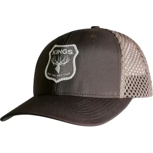 Kings Camo Men's Ranger Patch Hat Brown/Khaki One Size Fits Most