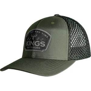 Kings Camo Men's Tracks Patch Hat Olive/Black One Size Fits Most