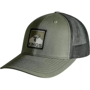 Kings Camo Men's Dart Patch Hat Loden/Black One Size Fits Most