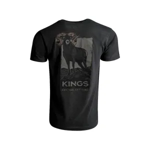 Kings Camo Men's Skyline Short Sleeve Crew Neck T Shirt Heather Graphite 2XL