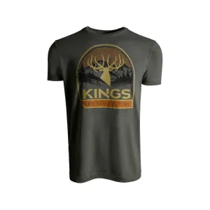 Kings Camo Men's Alpine Short Sleeve Crew Neck T Shirt Heather Military Green XL