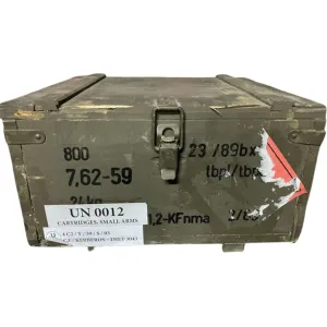 Military Surplus LPS 7.62x54mm Rimmed Russian Ammo 148 Grain Full Metal Jacket Case of 800 (40 boxes of 20)