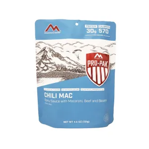 Mountain House Pro Pak Chili Mac with Beef Freeze Dried Food 6PK