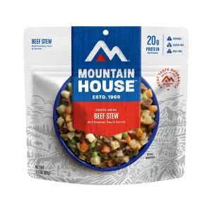 Mountain House Beef Stew Gluten Free Freeze Dried Food 6PK