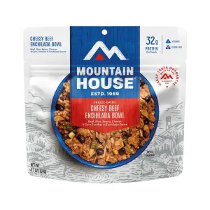 Mountain House Cheesy Beef Enchilada Bowl Freeze Dried Food 6PK