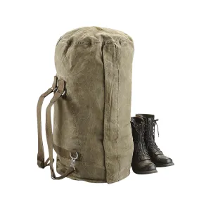 Military Surplus German Duffel with Zipper Bag Grade 2 Olive Drab
