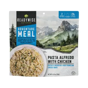 ReadyWise Pasta Alfredo with Chicken Freeze Dried Food 6 PK