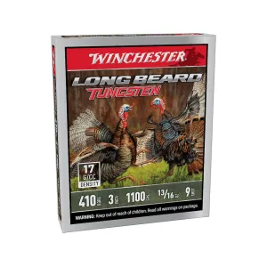 Winchester Long Beard Tungsten 410 Ammo 3" #9 Tungsten Alloy Shot 13/16 oz Box of 5