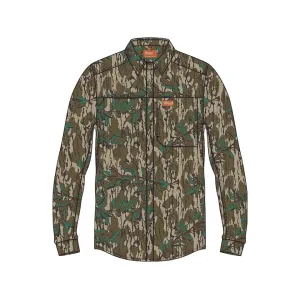 Marsh Wear Men's Lenwood Tech Long Sleeve Shirt Mossy Oak Greenleaf Large