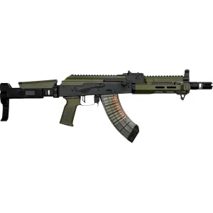Orthos Babushka 7.62x39mm Pistol 10.5" Threaded Barrel 30+1 Round Olive Drab Pistol Brace