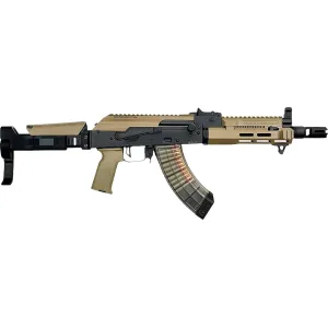 Orthos Babushka 7.62x39mm Pistol 10.5" Threaded Barrel 30+1 Round Flat Dark Earth Pistol Brace