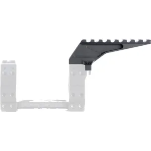 Seekins X Cap Diving Board Top Rail Low Matte Black