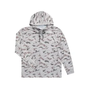 Burlebo Men's Performance Hoodie Topo Desert Camo Medium