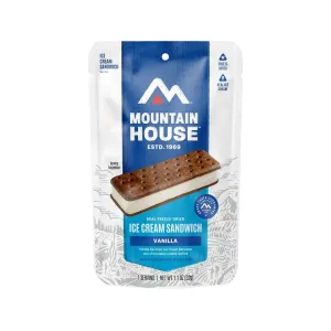Mountain House Vanilla Ice Cream Sandwich Freeze Dried Food 12PK