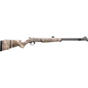 CVA Wolf 50 Caliber Muzzleloading Rifle 24" Stainless Steel Barrel Realtree APX Stock with Williams Fiber Optic Sights