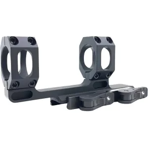 American Defense Recon QD 1-Piece 2" Cantilever Picatinny Scope Mount 30mm Rings Standard Lever 1.63" NV Height Matte Black
