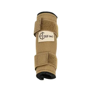 Cole-Tac Baby Python Rimfire Suppressor Cover 5" Cordura Nylon Coyote Brown
