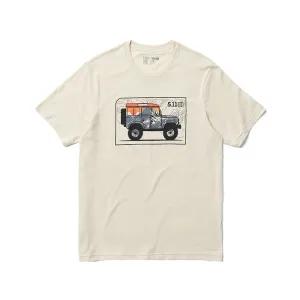 5.11 Men's Overmission Short Sleeve Crew Neck T Shirt Sand Dune 2XL