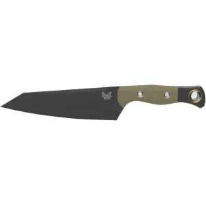Benchmade Master Utility Kitchen Knife 6.16" Chef's CPM 154 Black DLC Blade G-10 Handle Black
