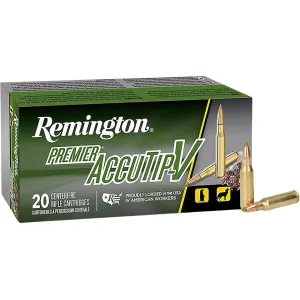 Remington Premier Varmint 221 Remington Fireball Ammo 50 Grain Remington AccuTip Polymer Tip Case of 200 (10 Boxes of 20)