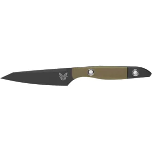 Benchmade Paring Knife Kitchen Knife 3.75" Paring CPM 154 Black DLC Blade G-10 Handle Black