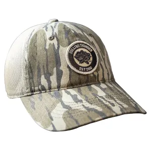 Rolling Thunder Game Calls Men's Unstructured Patch Hat Mossy Oak Original Bottomland One Size Fits Most