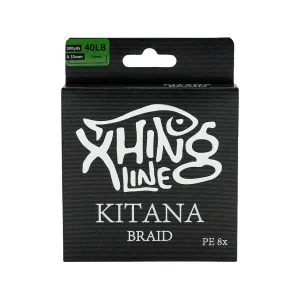 BassMooch Xhing Kitana PE 8x Braided Fishing Line 10lb 300yd Green