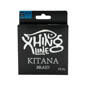 BassMooch Xhing Kitana PE 8x Braided Fishing Line 10lb 300yd Blue