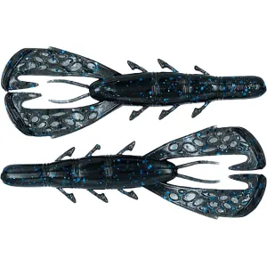 BassMooch Cranky Craw Black and Blue