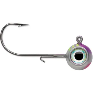 VMC Neon Moon Eye 3/8oz Round Ball Jighead Voodoo Haze