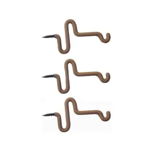 HME Long Accessory Hanger Steel Brown 3PK