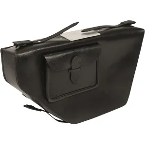 Military Surplus Swiss Leather Bicycle Bag Grade 1 Black