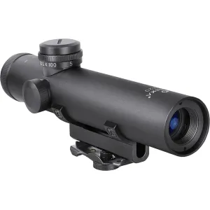 Barska Electro Sight Rifle Scope 1" Tube 4x 20mm Mil Dot Reticle Matte Black