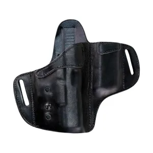 Urban Carry LockLeather Mag Carrier OWB Holster Smith & Wesson M&P EZ 3.8", Springfield Hellcat RDP, XDs 4" Leather Black
